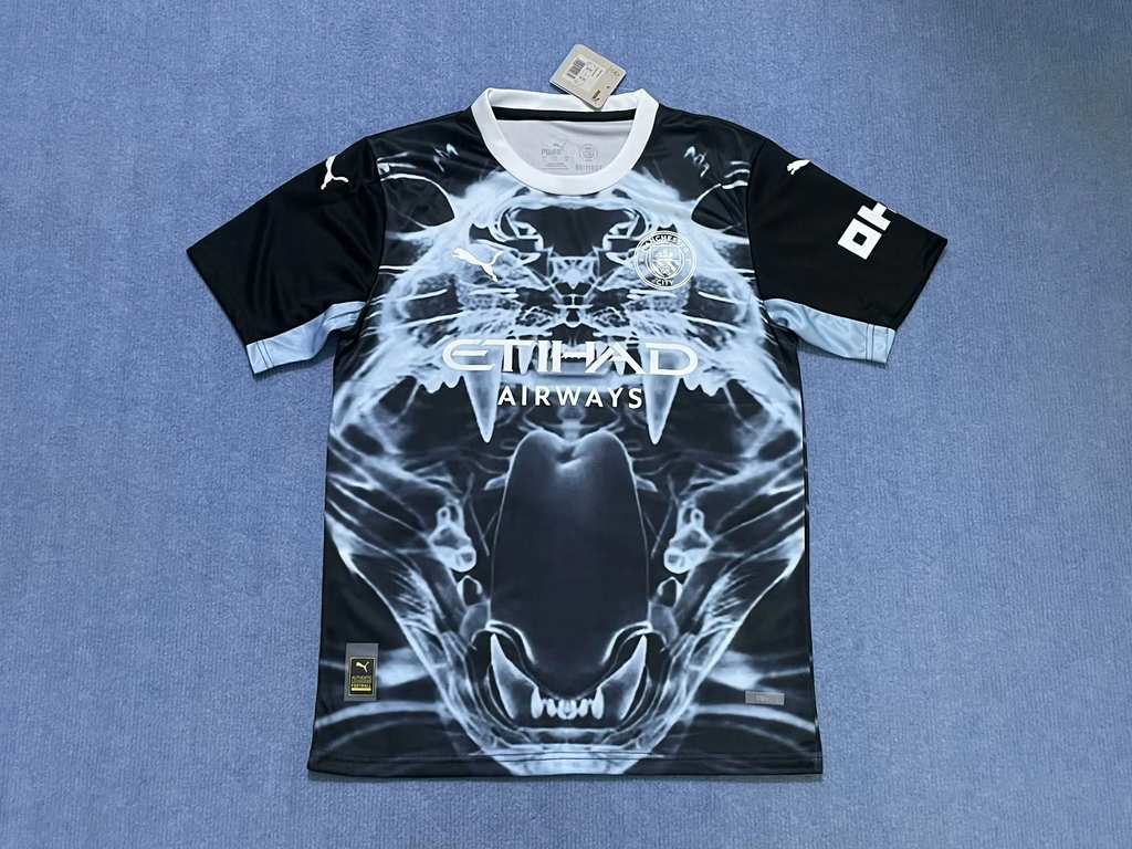 25 26 Man city blue black special version size S-XXL 25 26 曼城 特别版