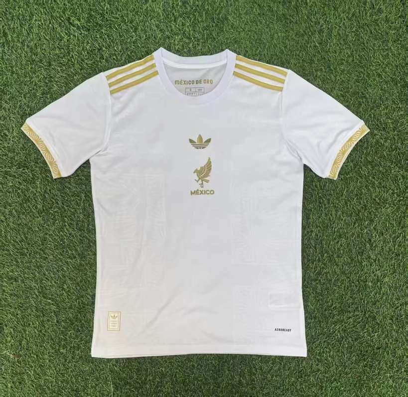25 26 Mexico Gold Cup white size S-2XL 25 26 墨西哥 白色