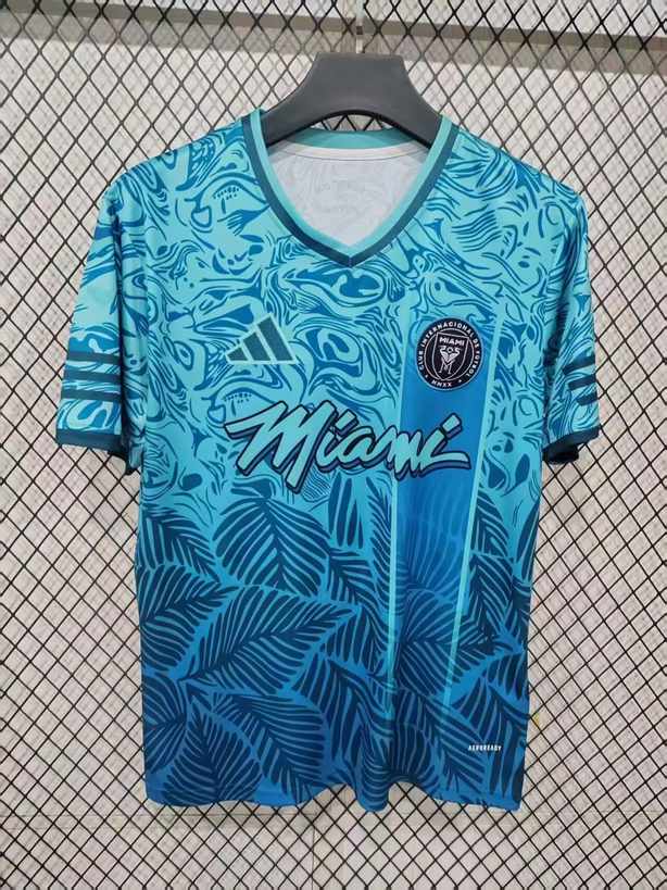 25 26 Miami special version blue 25 26 迈阿密 特别版 蓝色 S-4XL