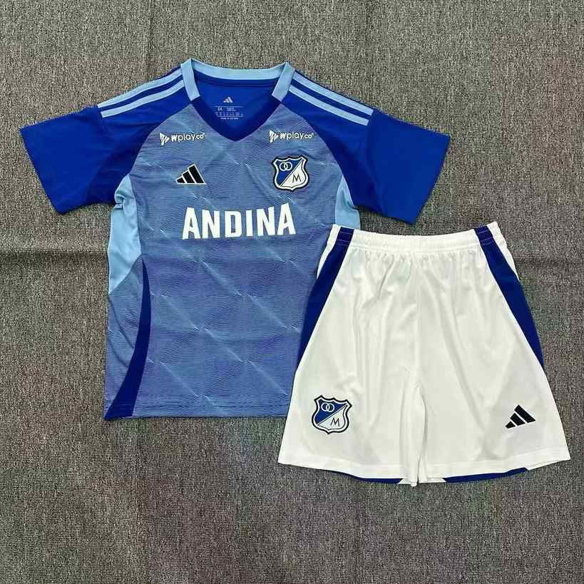 25 26 Millonarios home kids kit 25 26 百万富翁 主场 儿童套装