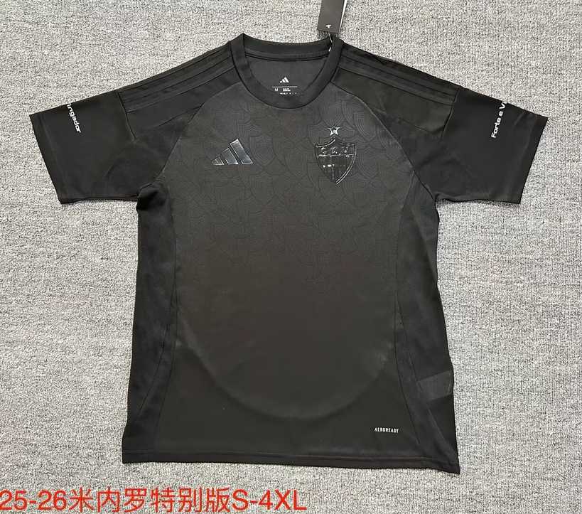 25 26 Mineiro black special version S-4XL 25 26 米内罗竞技 黑色 特别版 S-4XL