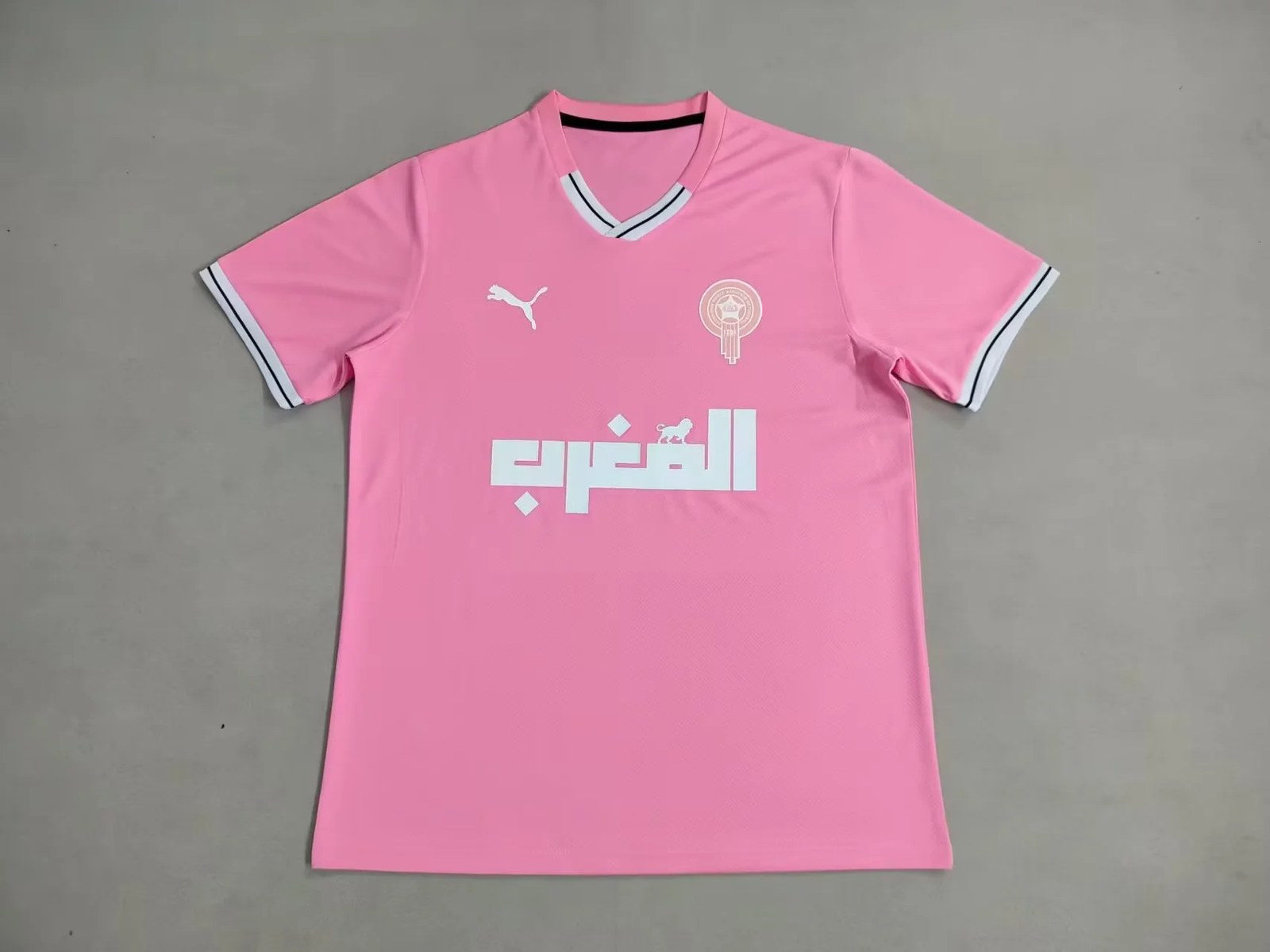 25 26 Morocco pink training jersey size S-2XL 25 26 摩洛哥 粉色