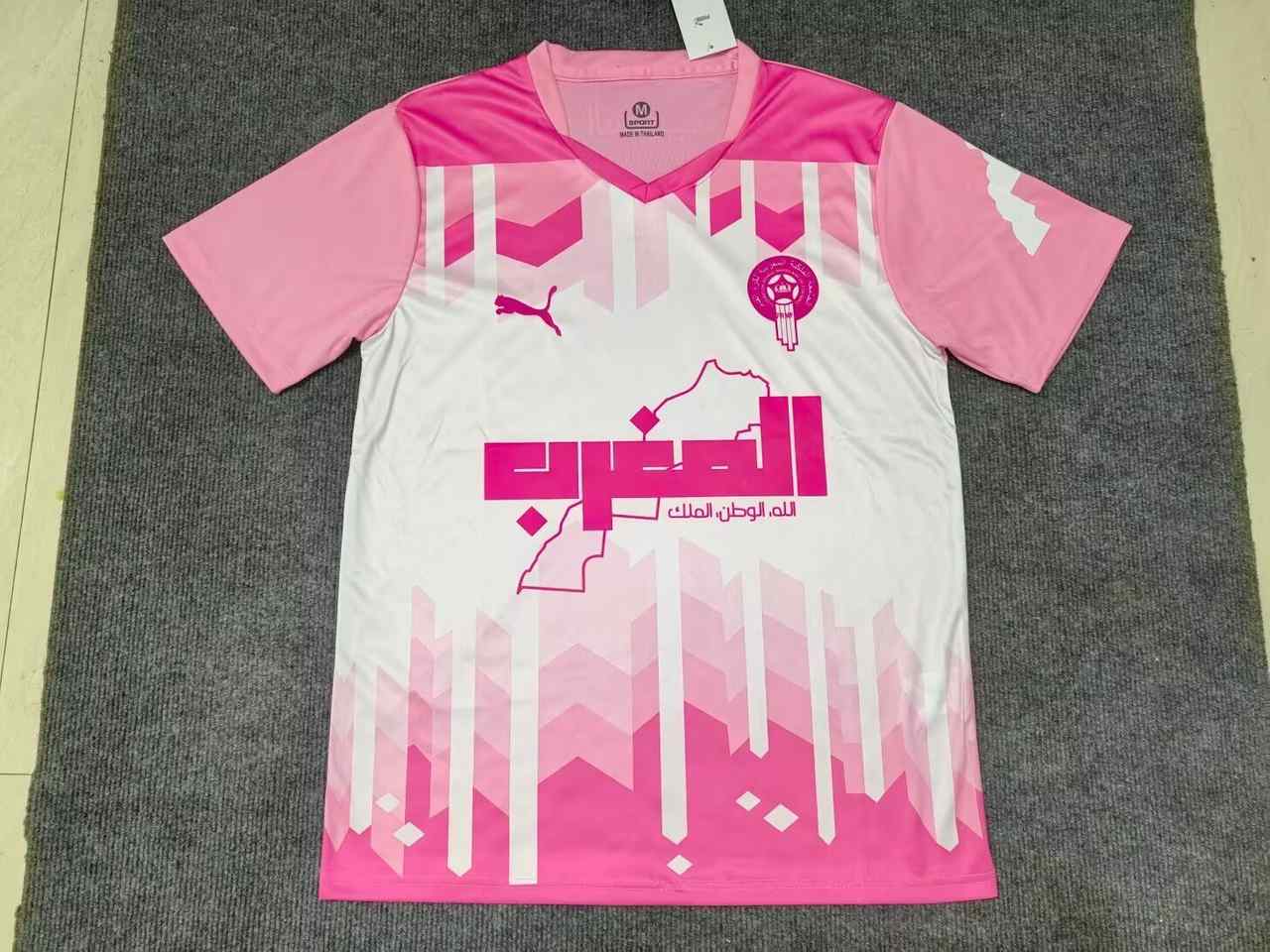 25 26 Morocco special version 25 26 摩洛哥 特别 粉色 S一XXL