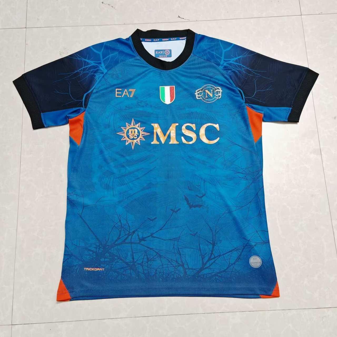 25 26 Napoli Halloween Blue S-4XL 25 26 那不勒斯 万圣节 蓝色 S-4XL