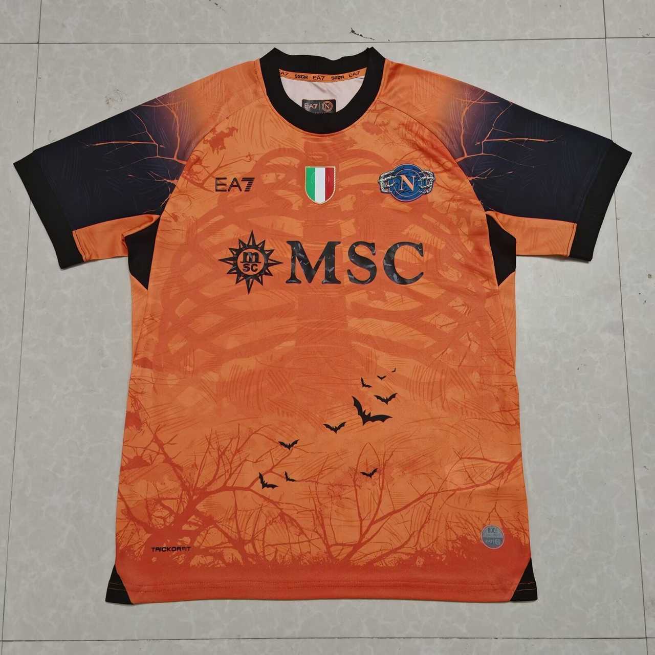 25 26 Napoli Halloween Orange Goalkeeper S-4XL 25 26 那不勒斯 万圣节 橙色 守门员 S-4XL