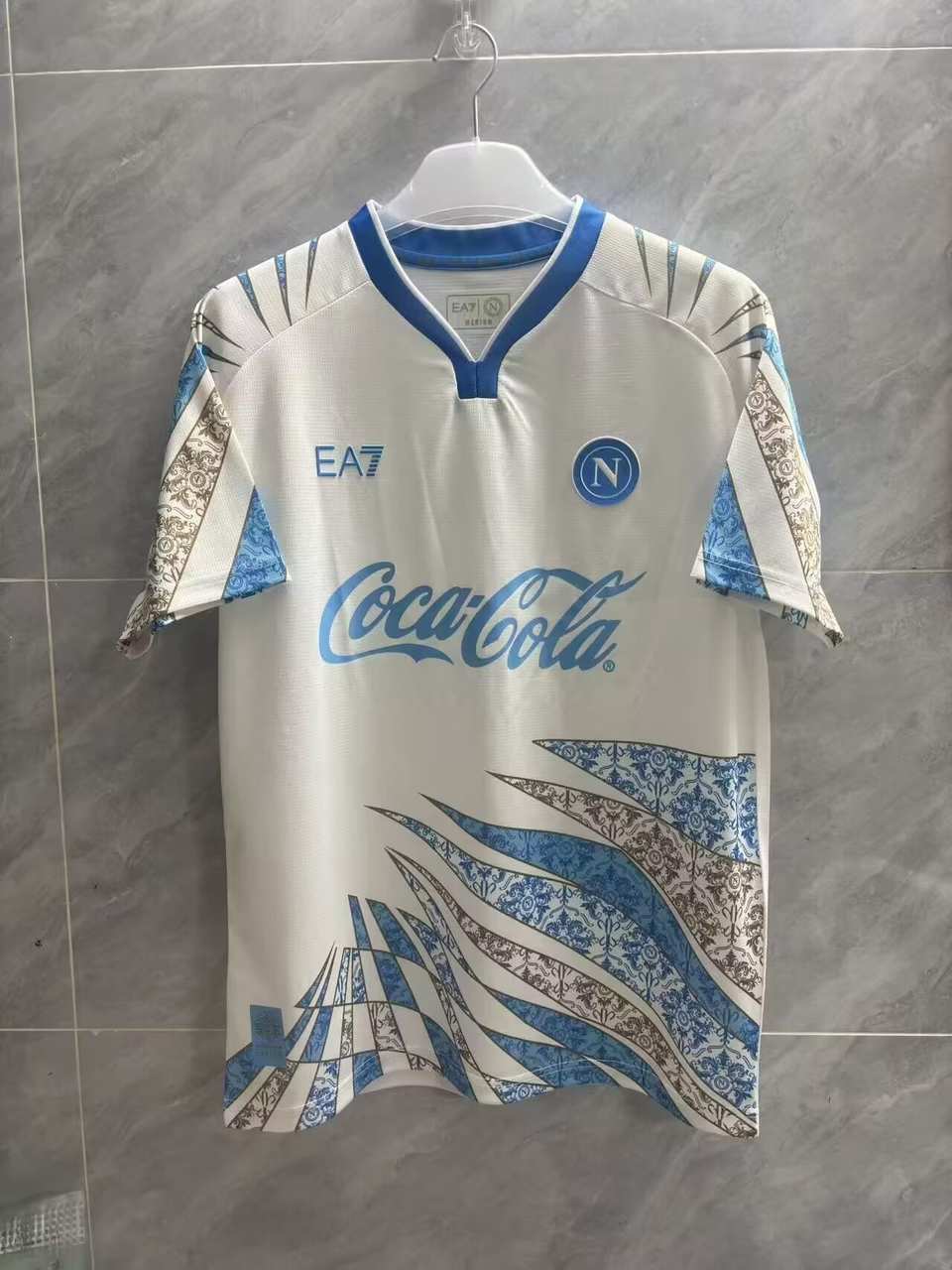 25 26 Napoli Pre-Stadium Jersey White S-4XL 25 26 那不勒斯 塞前服 白色 S-4XL