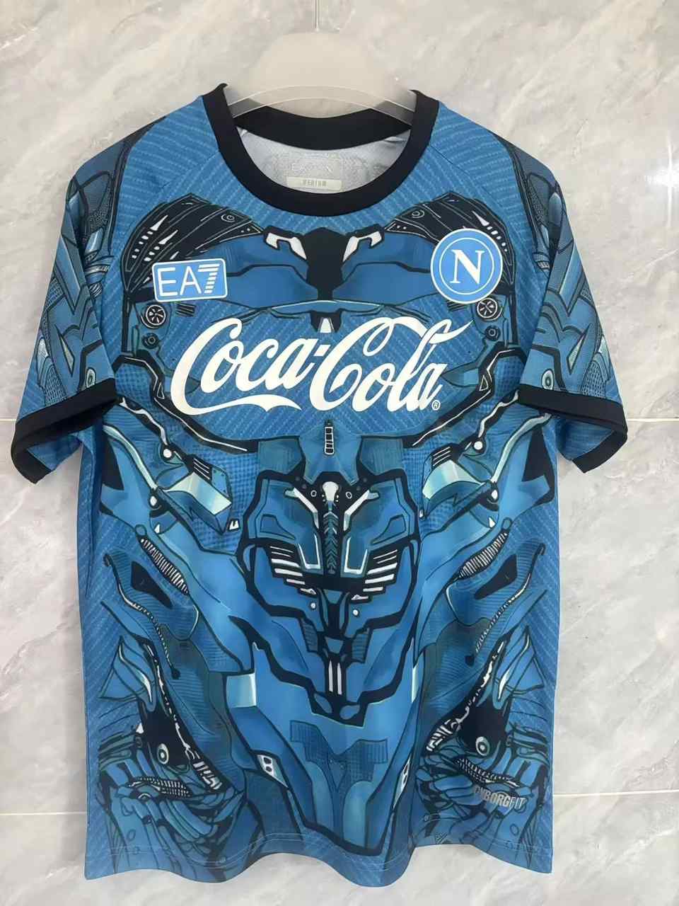 25 26 Napoli Training 2 blue jersey size S-4XL 25 26 那不勒斯 训练