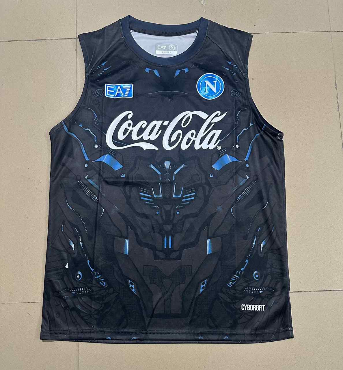 25 26 Napoli black vest S-4XL 25 26 那不勒斯 黑色 背心 S-4XL