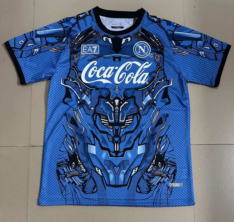 25 26 Napoli blue training shirt 25 26 那不勒斯 蓝色 训练球衣 S-4XL
