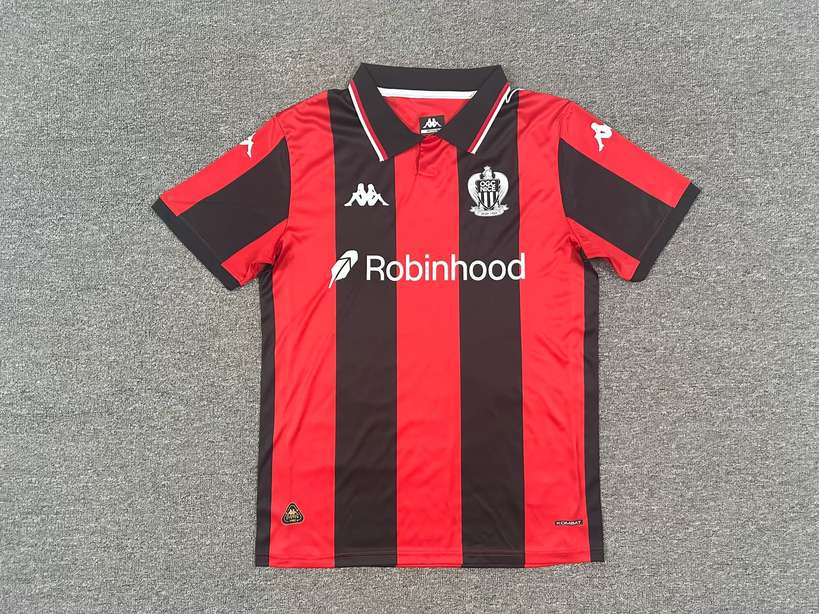 25 26 OGC Nice home S-4XL 25 26 尼斯 主场 S-4XL