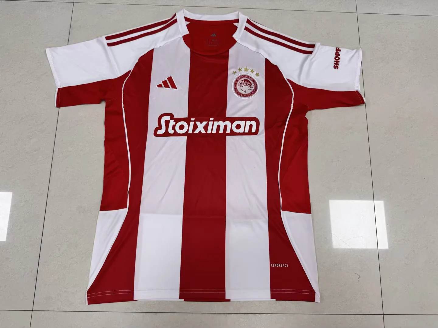 25 26 Olympiacos Piraeus home size S-4XL 25 26 奥林匹亚科斯 主场