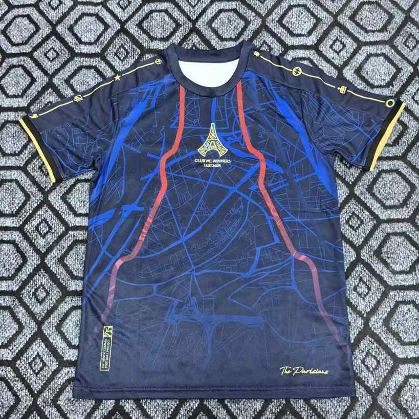 25 26 PSG Paris special version blue 25 26 巴黎 特别版 蓝色 S-2XL