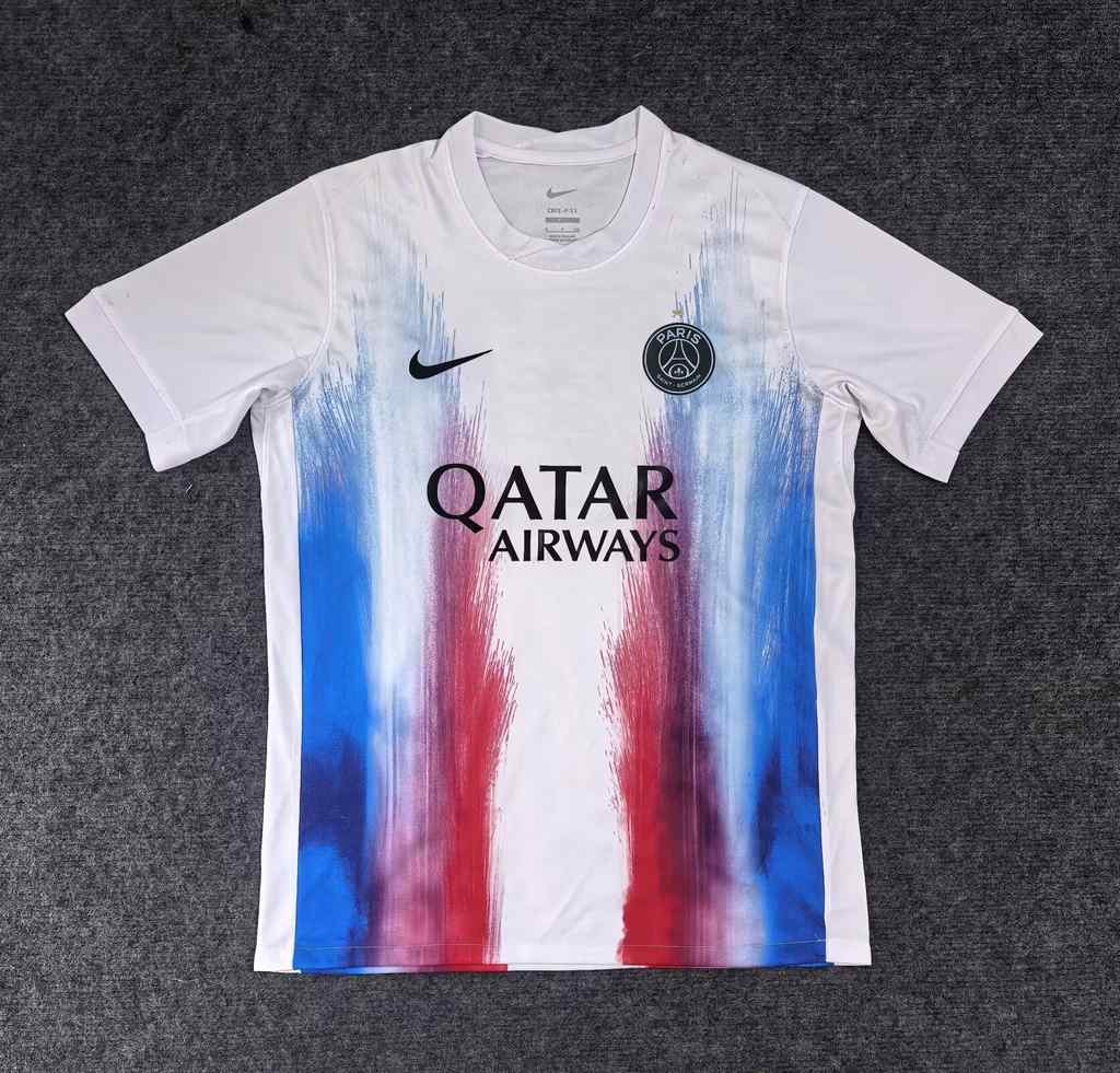 25 26 PSG paris pre match 25 26 巴黎 多彩 赛前服 S-2XL