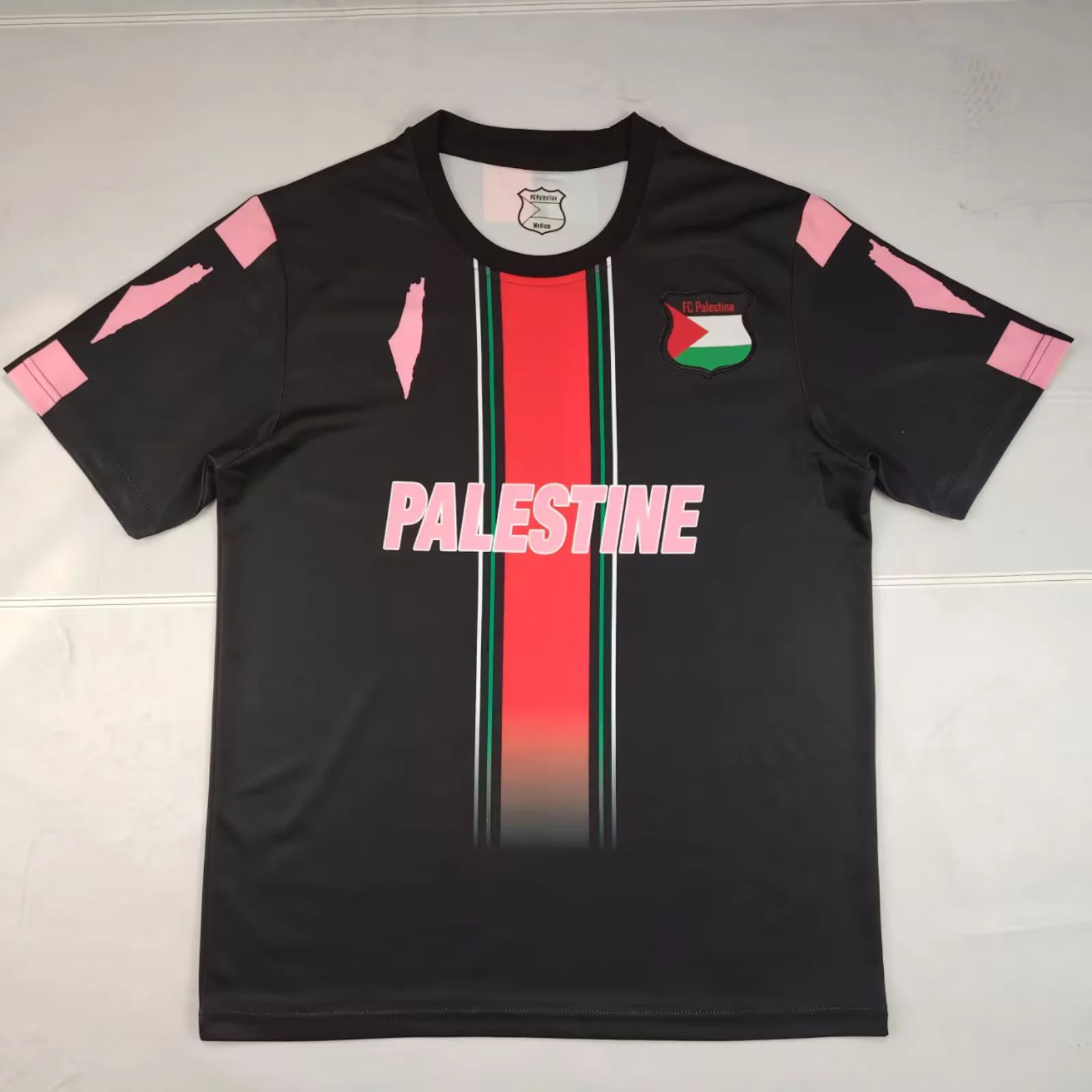25 26 Palestine special version black pink size S-4XL 25 26 黑粉巴勒斯坦英文版