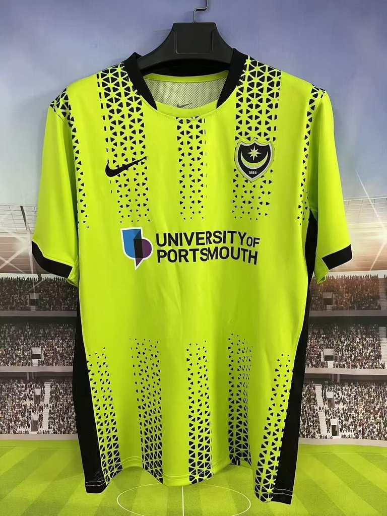 25 26 Portsmouth 2 away S-4XL 25 26 朴茨茅斯 2 客场 S-4XL