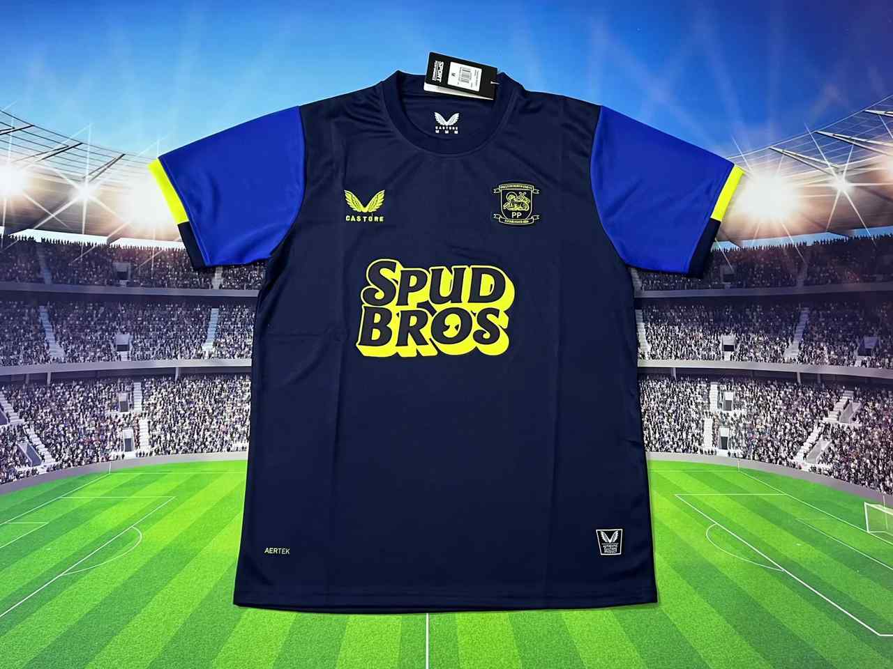 25 26 Preston North End away size S-4XL 25 26 普雷斯顿 客场