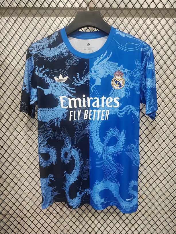 25 26 Real Madrid 25 26 皇马 蓝黑龙 S-4XL