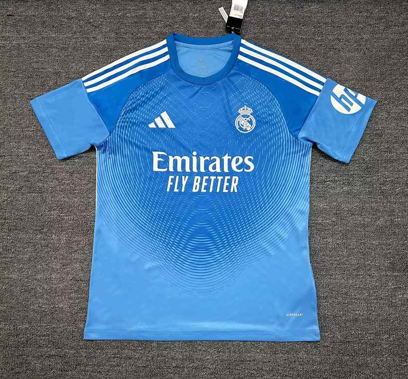 25 26 Real Madrid Blue goalkeeper S-4XL 25 26 皇马 蓝色 守门员