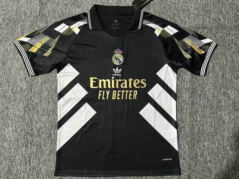 25 26 Real Madrid special version black POLO size S-4XL 25 26 皇马 特别版 Polo