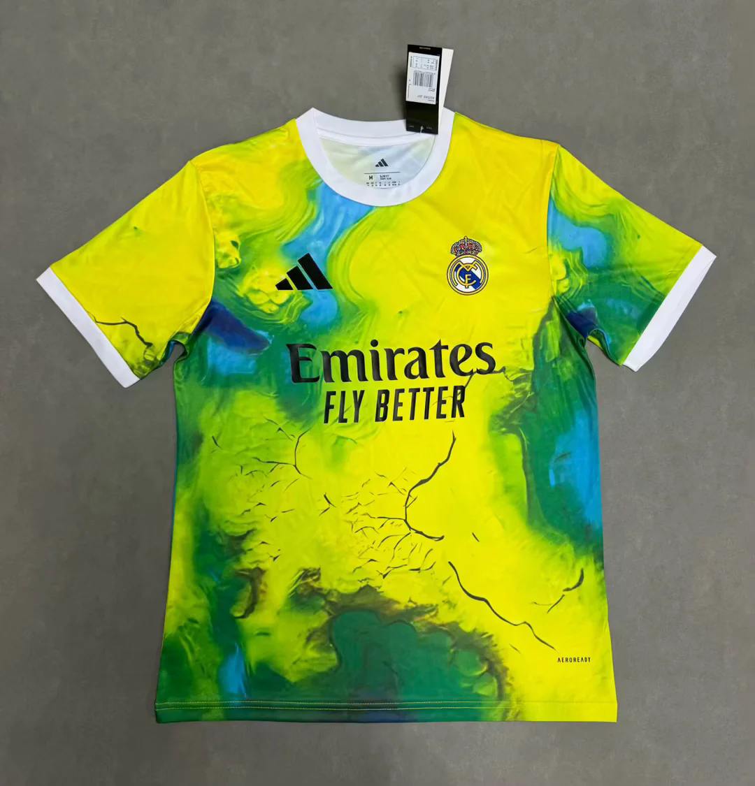 25 26 Real Madrid special version yellow size S-4XL 25 26 皇马 特别版