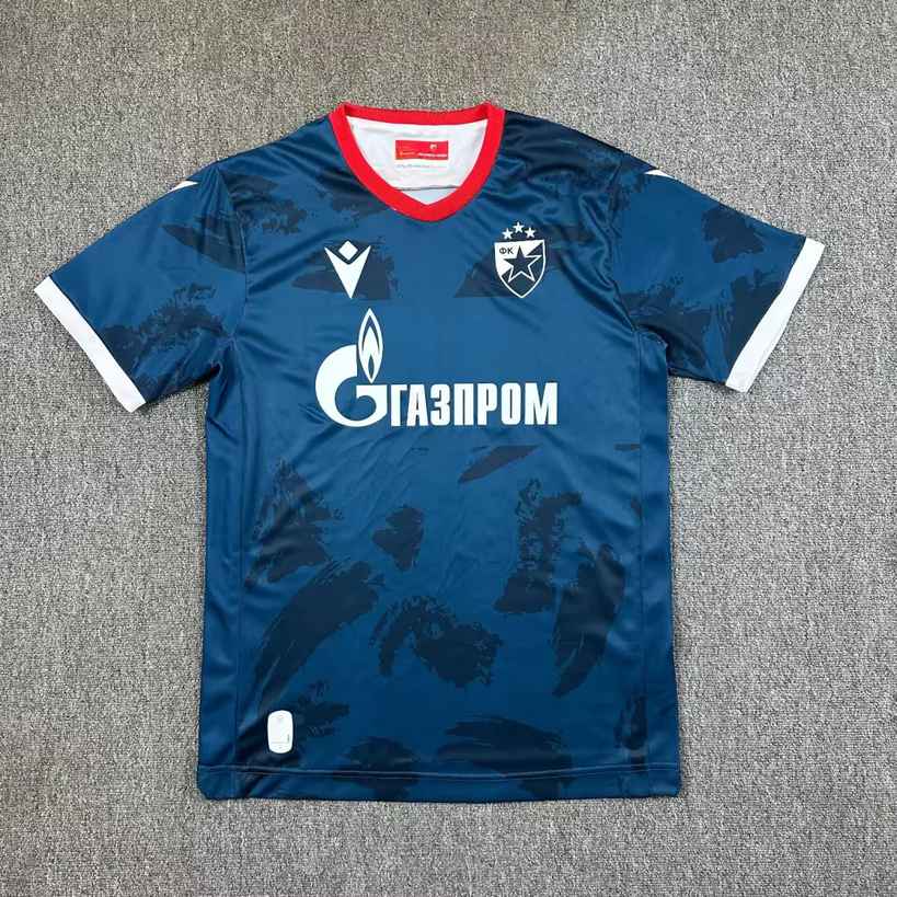 25 26 Red Star Belgrade away S-2XL 25 26 贝尔格莱德红星 客场