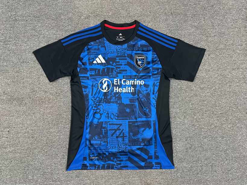 25 26 San Jose Earthquakes blue S-4XL 25 26 圣何塞地震 蓝色 S-4XL