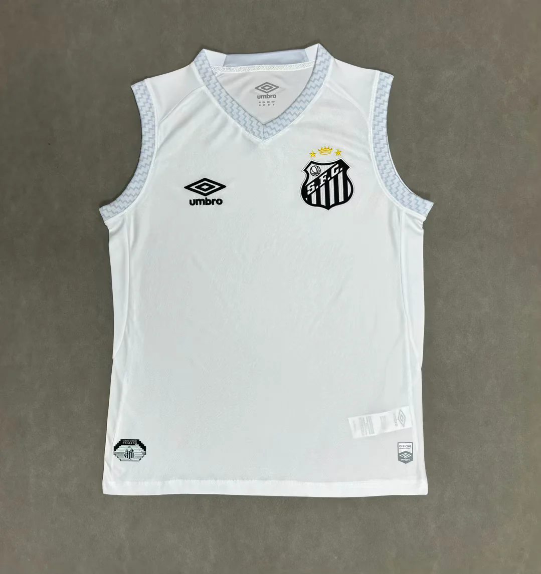 25 26 Santos home soccer vest size S-4XL 25 26 桑托斯 主场 背心