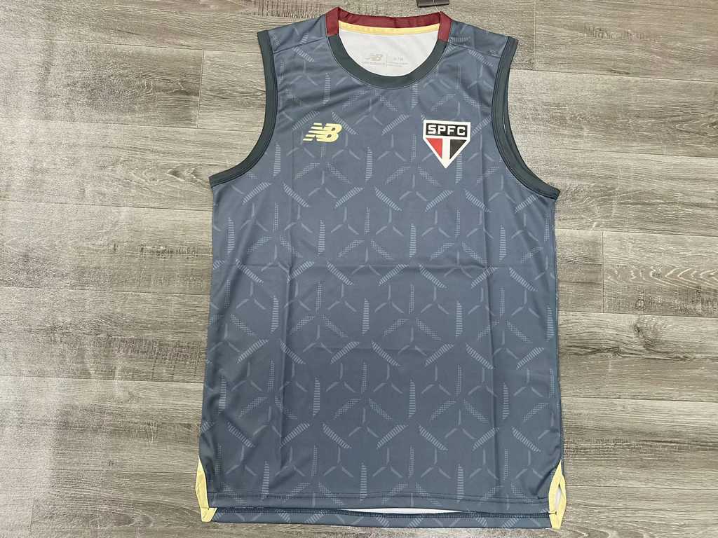 25 26 Sao paulo grey training vest size S-4XL 25 26 圣保罗 灰色训练 背心