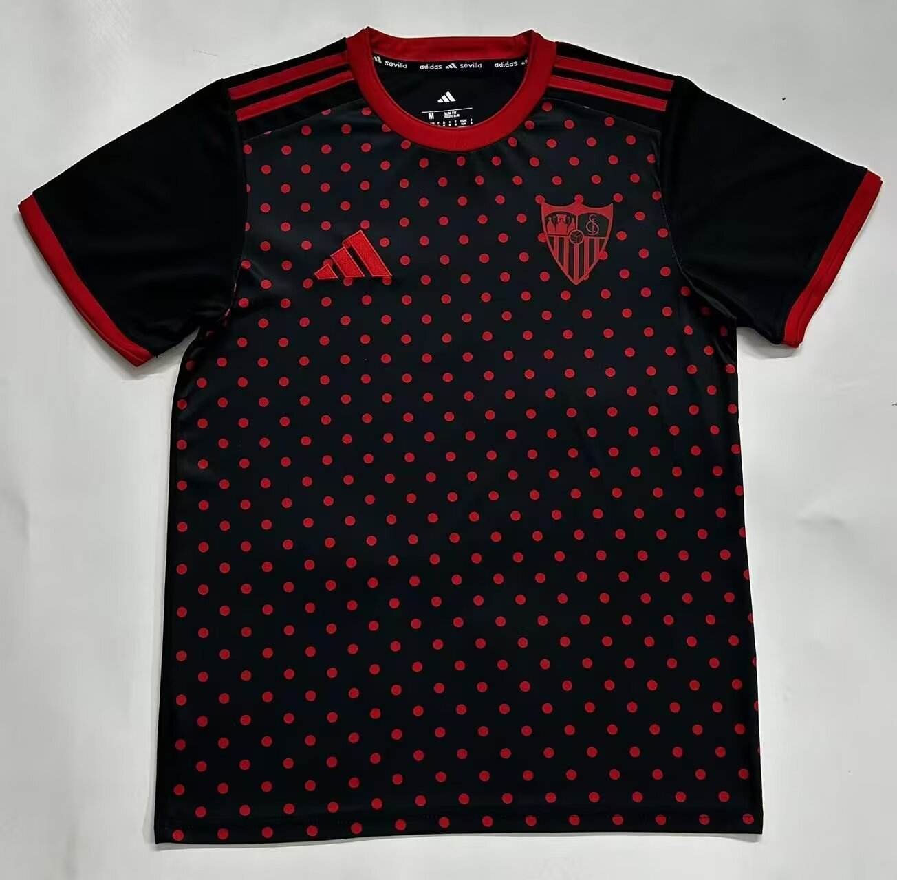 25 26 Sevilla pre match 25 26 塞维利亚 赛前 T恤 红色 S-3XL