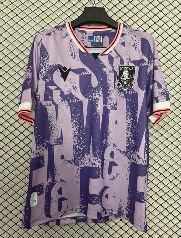 25 26 Sheffield Wednesday away S-4XL 25 26 谢周三 客场 S-4XL