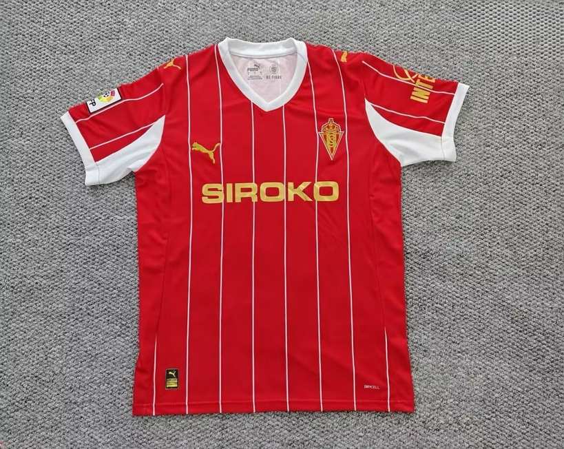 25 26 Sporting Gijon home Antique S-4XL 25 26 希洪竞技 主场 仿古