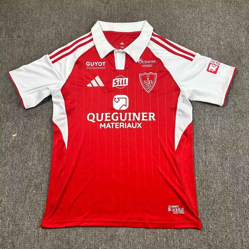 25 26 Stade Brestois home 25 26 布莱斯特 主场 S-3XL