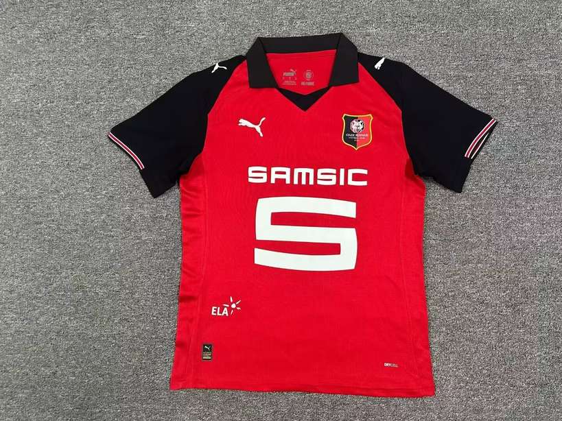 25 26 Stade Rennais Home 25 26 雷恩 主场 S-4XL