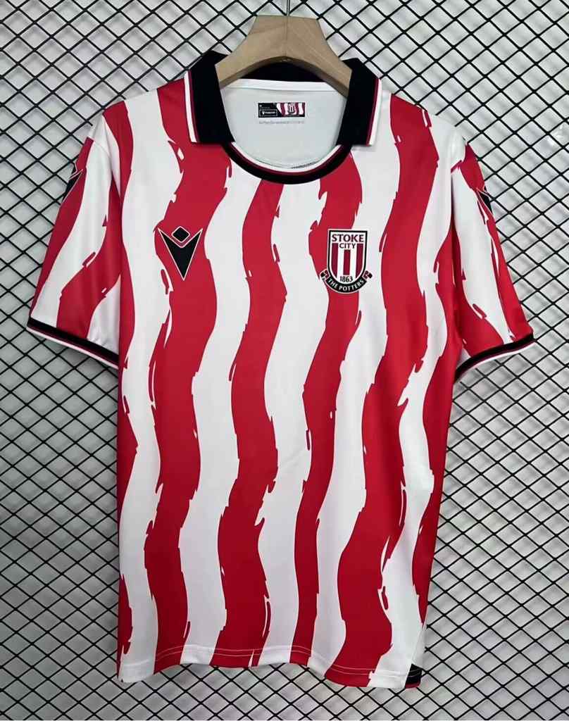 25 26 Stoke City Home S-4XL 25 26 斯托克城 主场 S-4XL