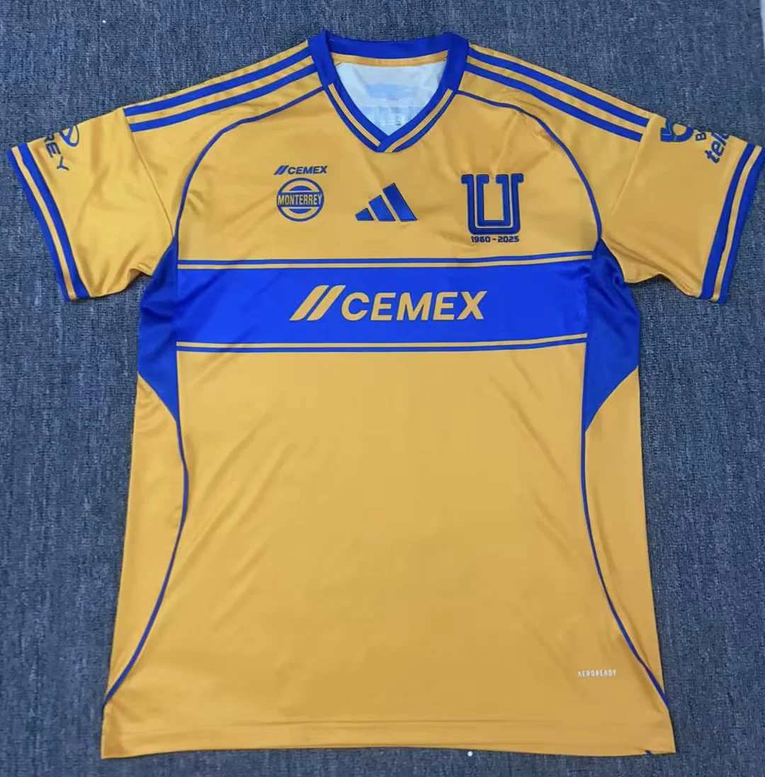 25 26 Tigres home size S-4XL 25 26 老虎 主场