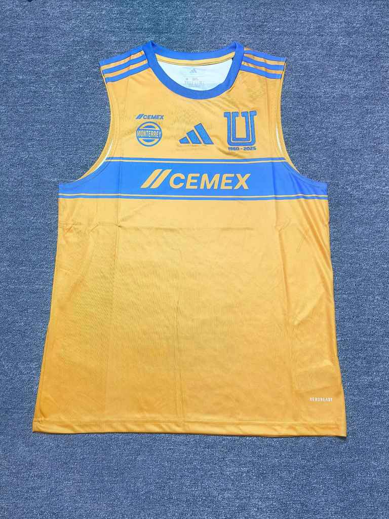 25 26 Tigres home vest size S-3XL 25 26 老虎 主场 背心