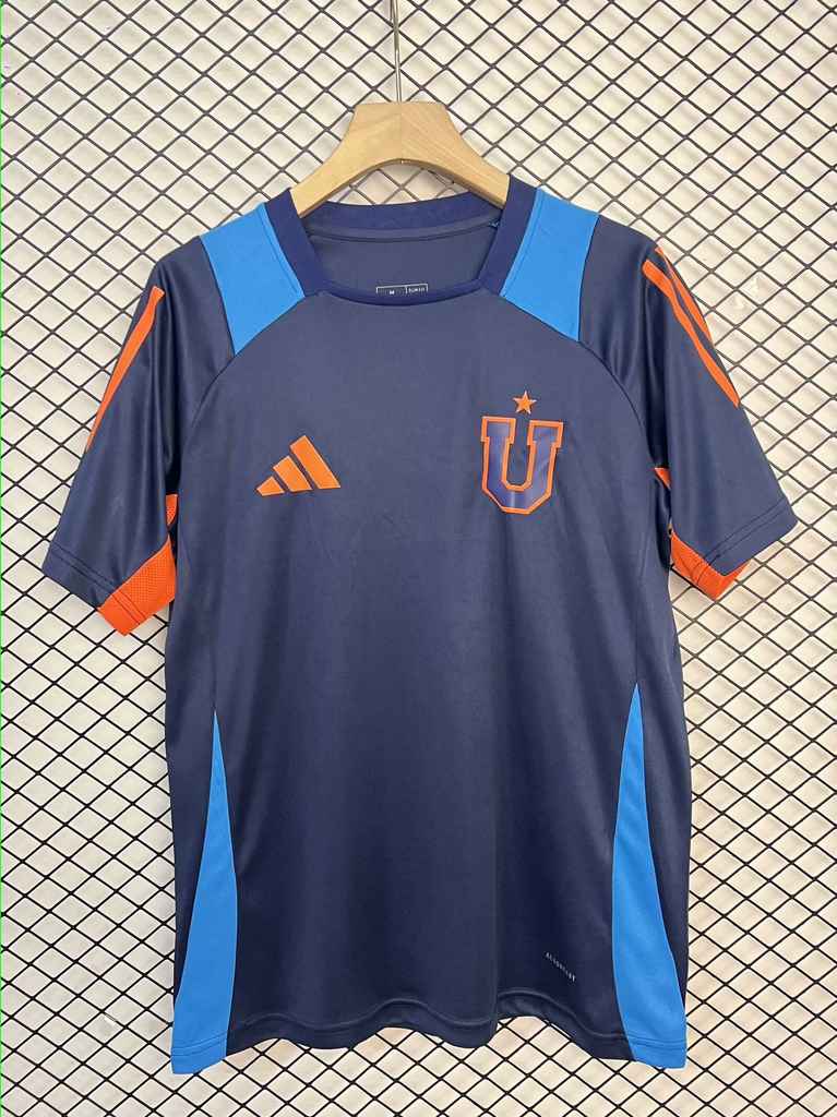25 26 Universidad de Chile Blue Training Shirt 25 26 智利大学 蓝色 训练