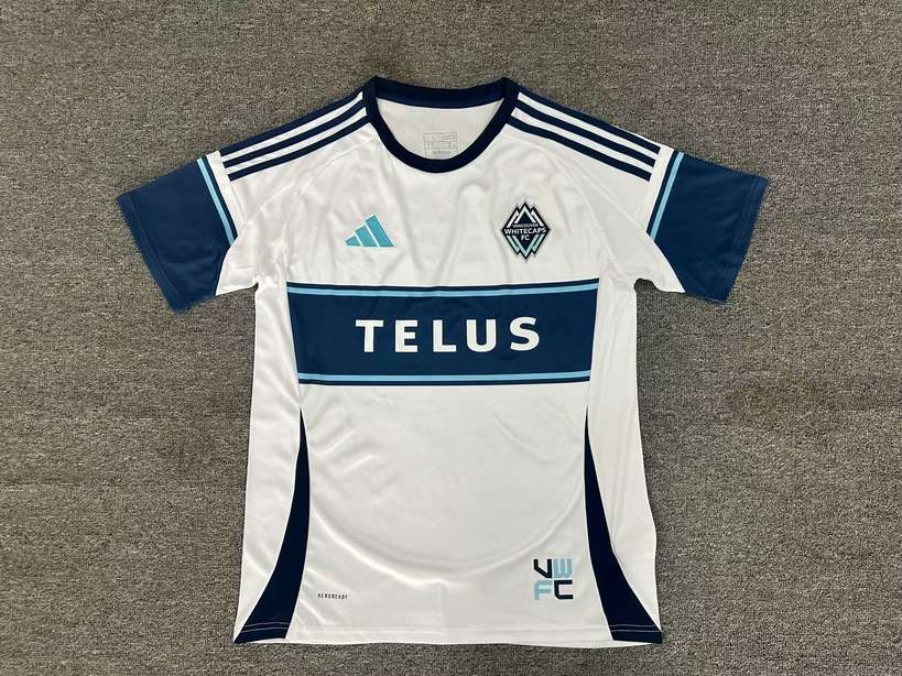 25 26 Vancouver Whitecaps White S-4XL 25 26 温哥华白浪 白色 S-4XL