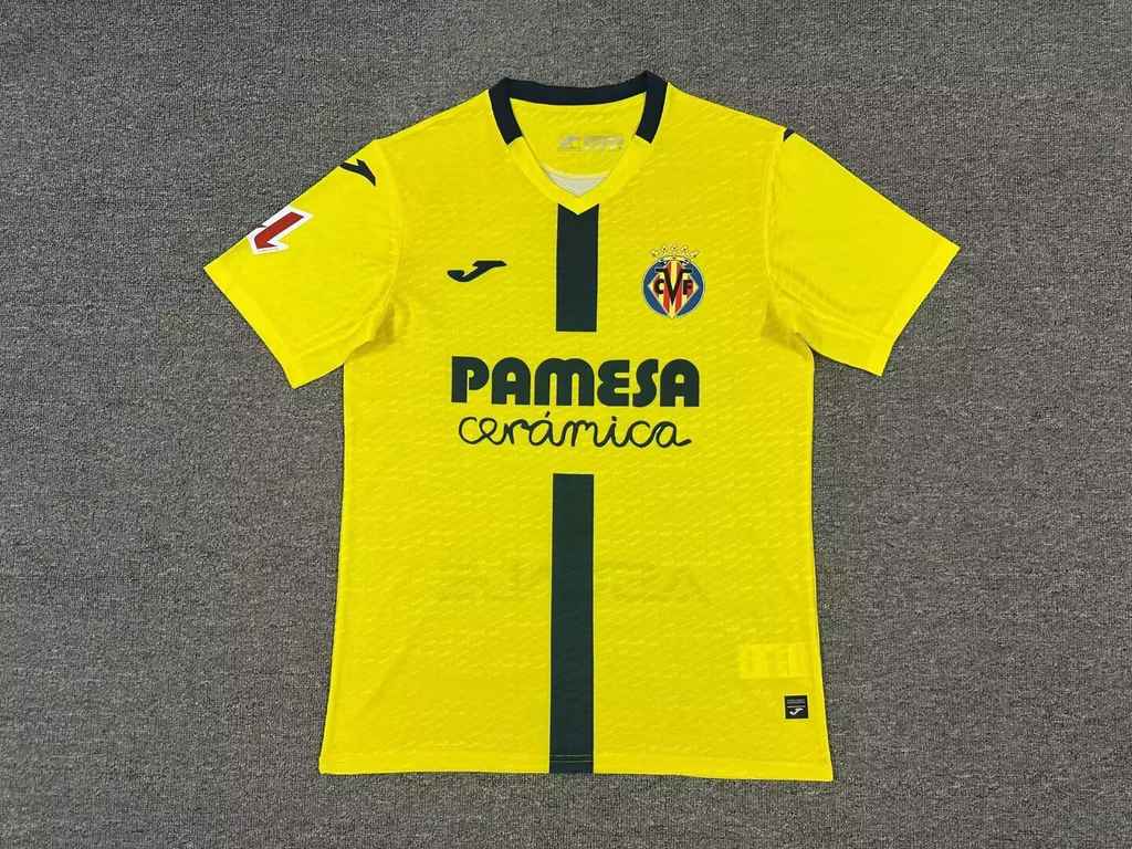 25 26 Villarreal Home S-4XL 25 26 比利亚雷亚尔 主场 S-4XL