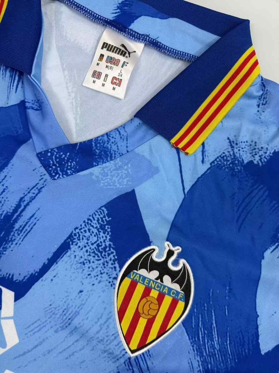 90 91 Valencia Away Retro 90 91 瓦伦西亚 客场 复古