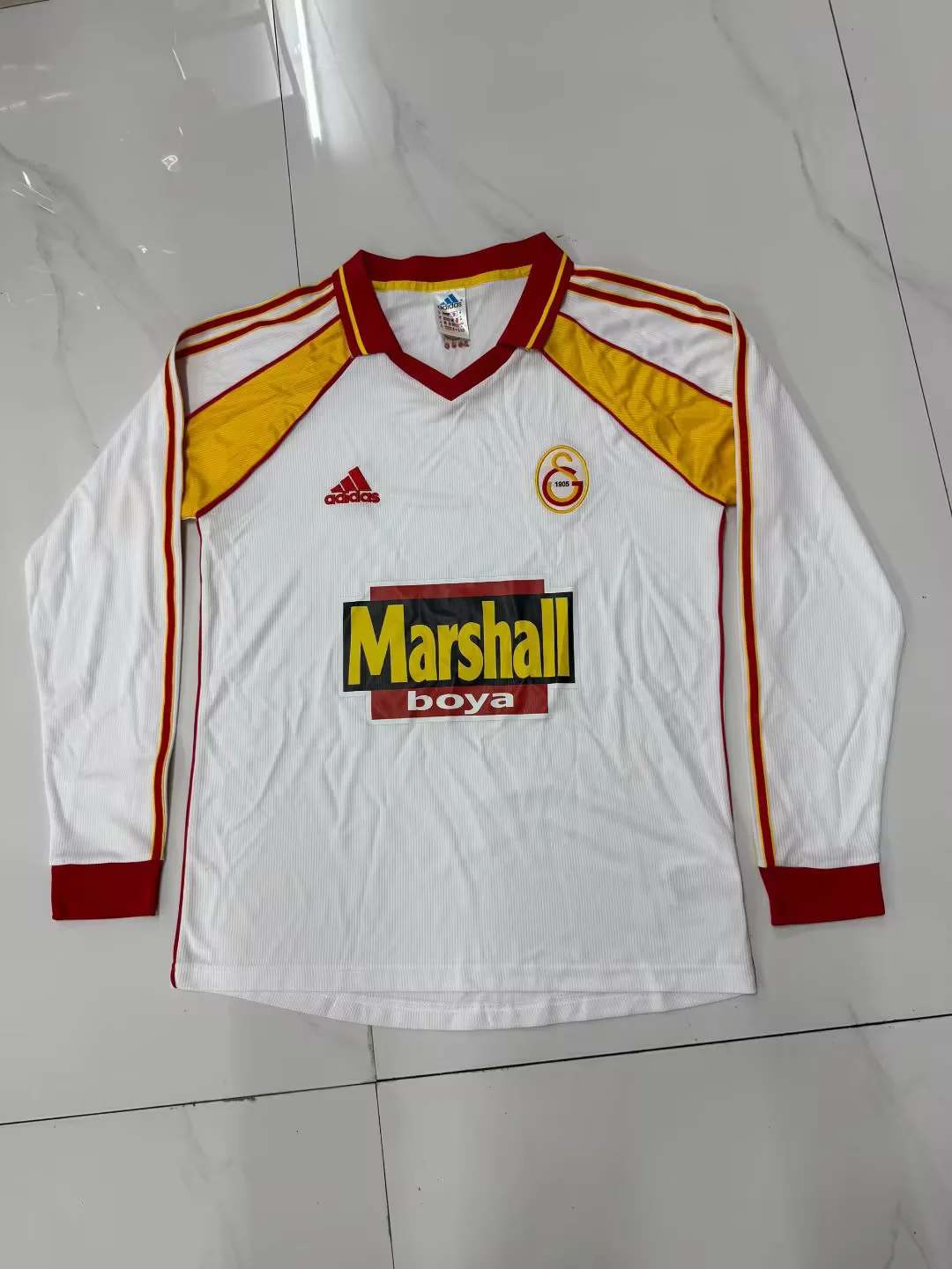 99 00 Galatasaray away long sleeves retro size S-2XL 99 00 加拉塔萨雷 客场 长袖