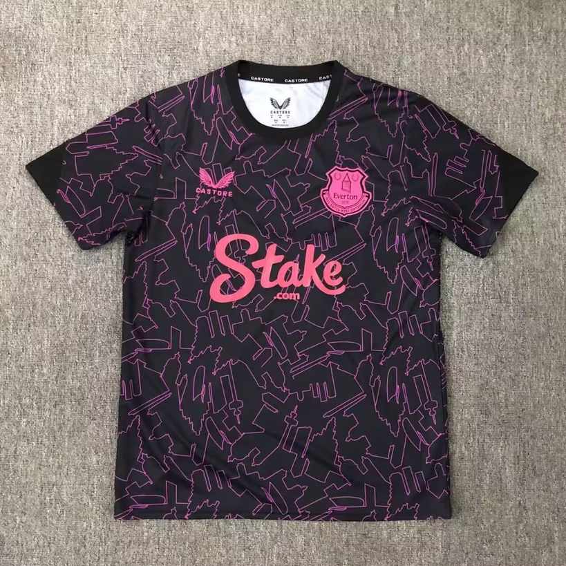 2026 Everton pink black S-4XL 2026 埃弗顿 黑粉 S-4XL