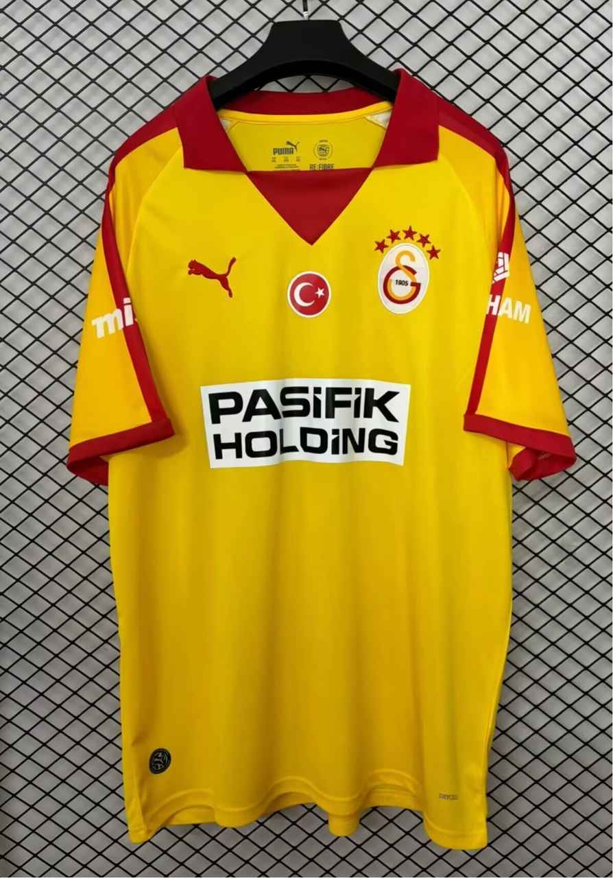 2026 Galatasaray Yellow S-4XL 2026 加拉塔萨雷 黄色 短袖 S-4XL