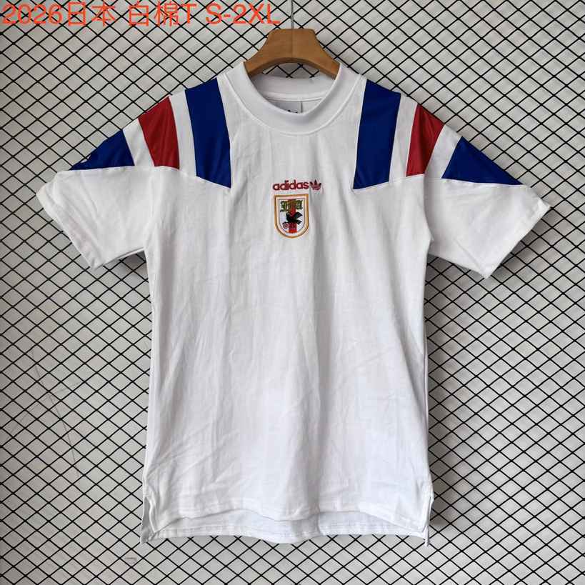 2026 Japan white cotton T S-XXL 2026 日本 白色 棉T