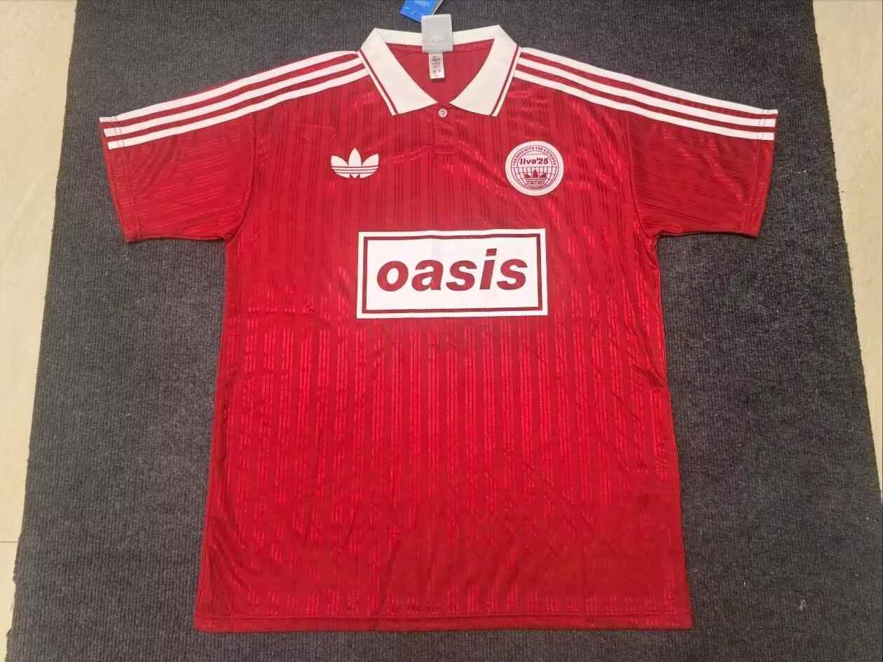 2026 Oasis Band Red S-4XL 2026 绿洲乐队 红色
