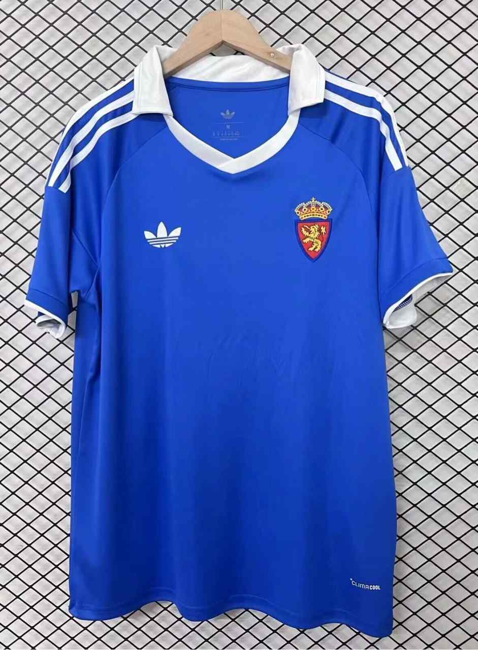 2026 Real Zaragoza retro blue 2026 萨拉格萨 仿古 蓝色 S-4XL