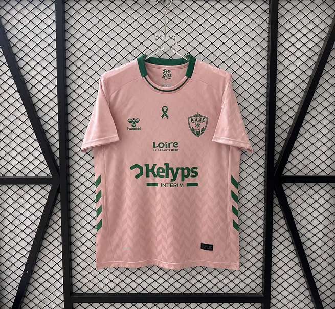 2026 Saint Etienne Special Edition Pink S-4XL 2026 圣埃蒂安 特别版 粉色 S-4XL