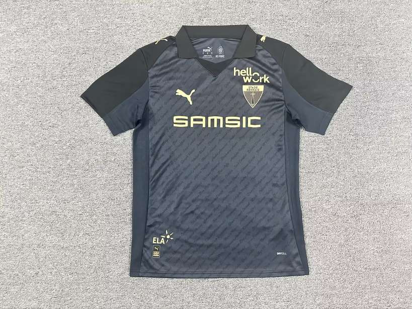 2026 Stade Rennais 125th Anniversary Black S-4XL 2026 雷恩 125周年 黑色 S-4XL