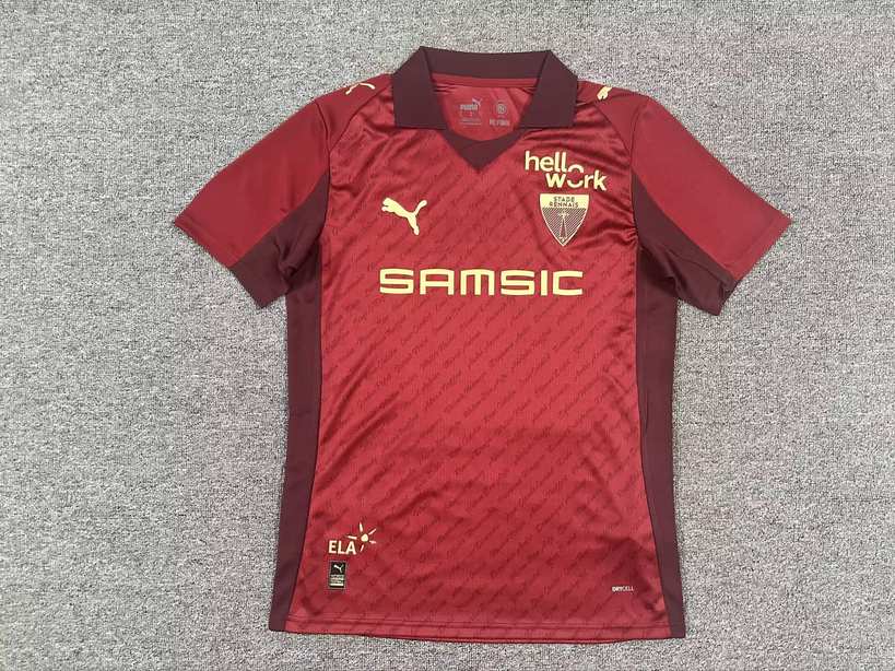2026 Stade Rennais 125th Anniversary Red S-4XL 2026 雷恩 125周年 红色 S-4XL