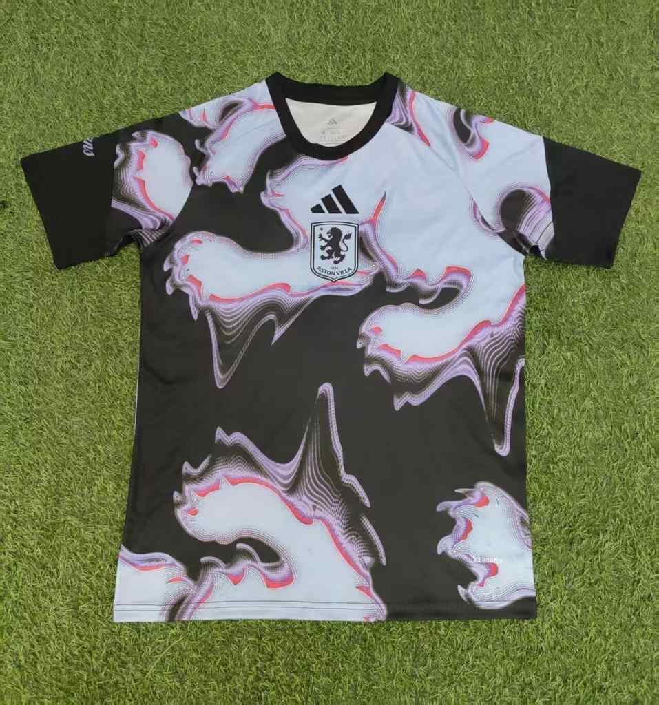 26 27 Aston Villa Black Grey Training Suit S-2XL 26 27 阿斯顿维拉 黑灰色 训练服 S-2XL